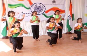 76TH REPUBLIC DAY OF INDIA - FLAG HOISTING CEREMONY